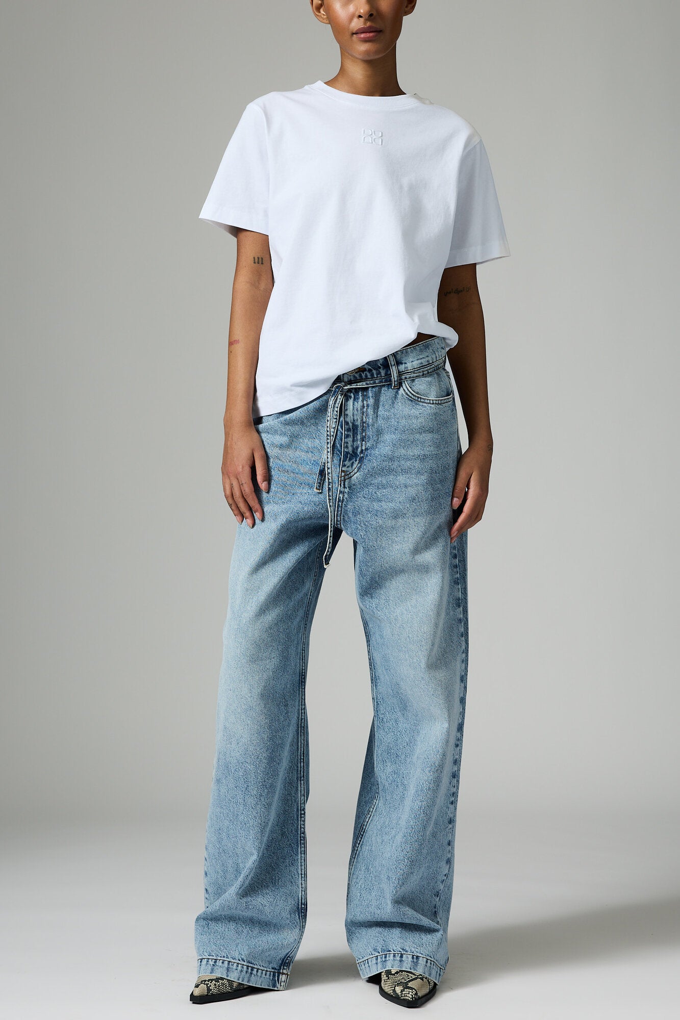 Heavy Jersey Parry t-shirt - hvid